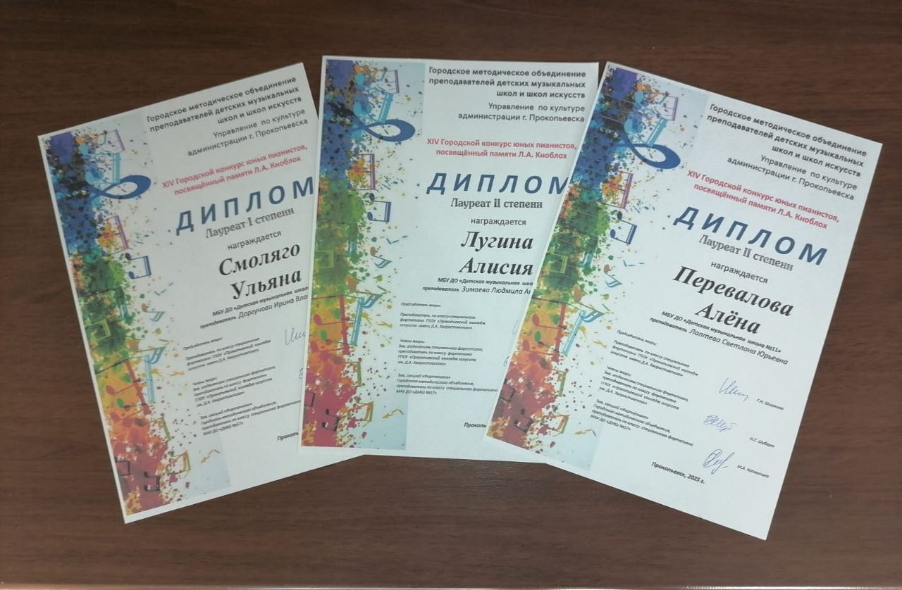 Городской конкурс юных пианистов, посвященный памяти Л.А. Кноблох