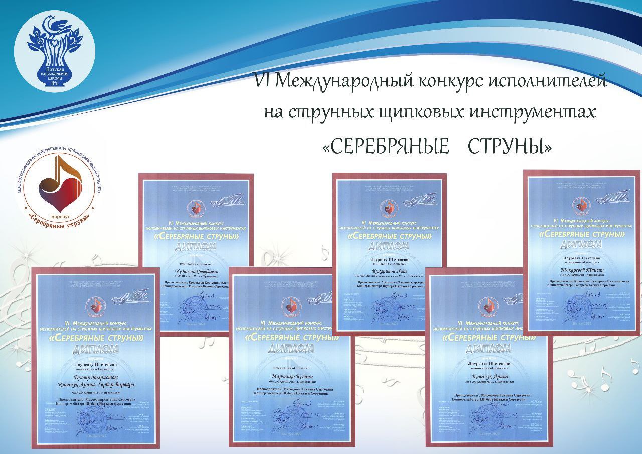 дипломы